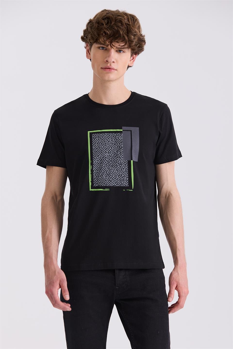 Slim Fit Round Collar T Shirt