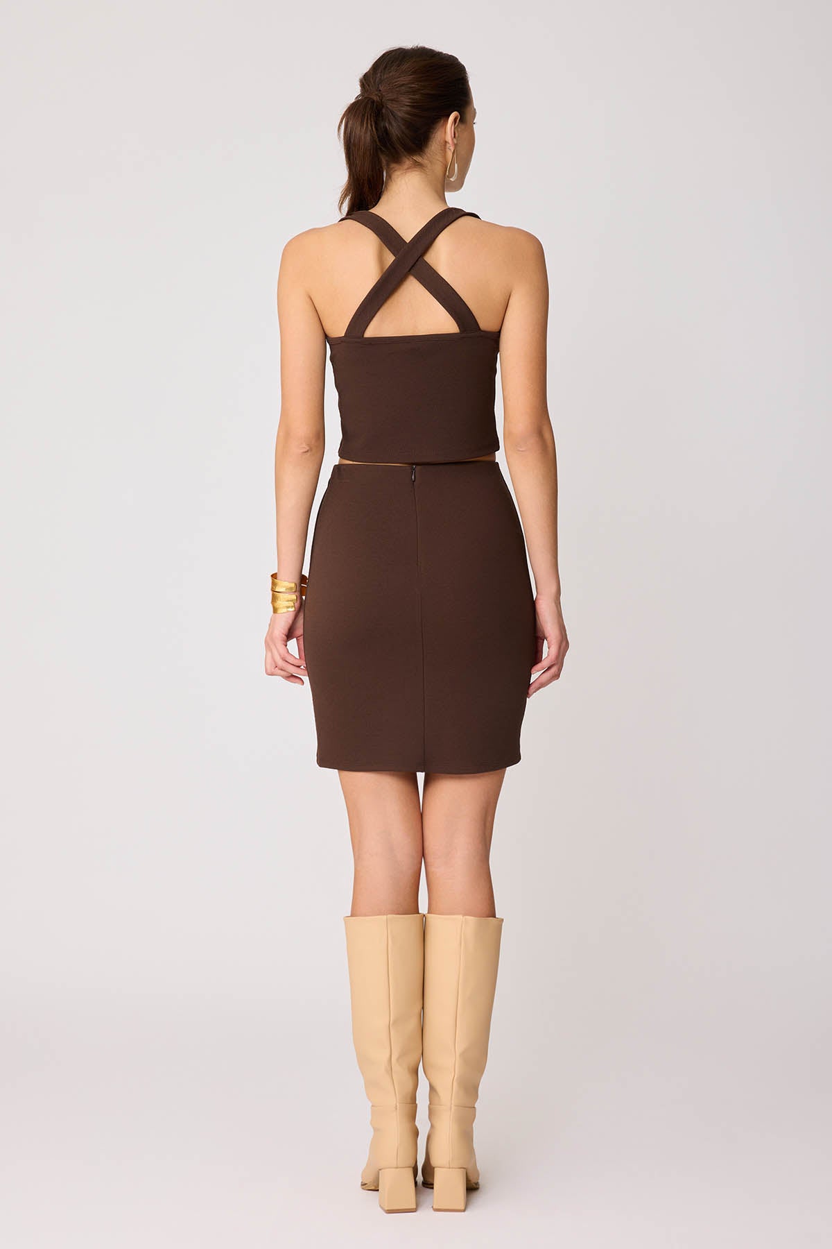 MINI-SKIRT WITH ELASTANE WAIST