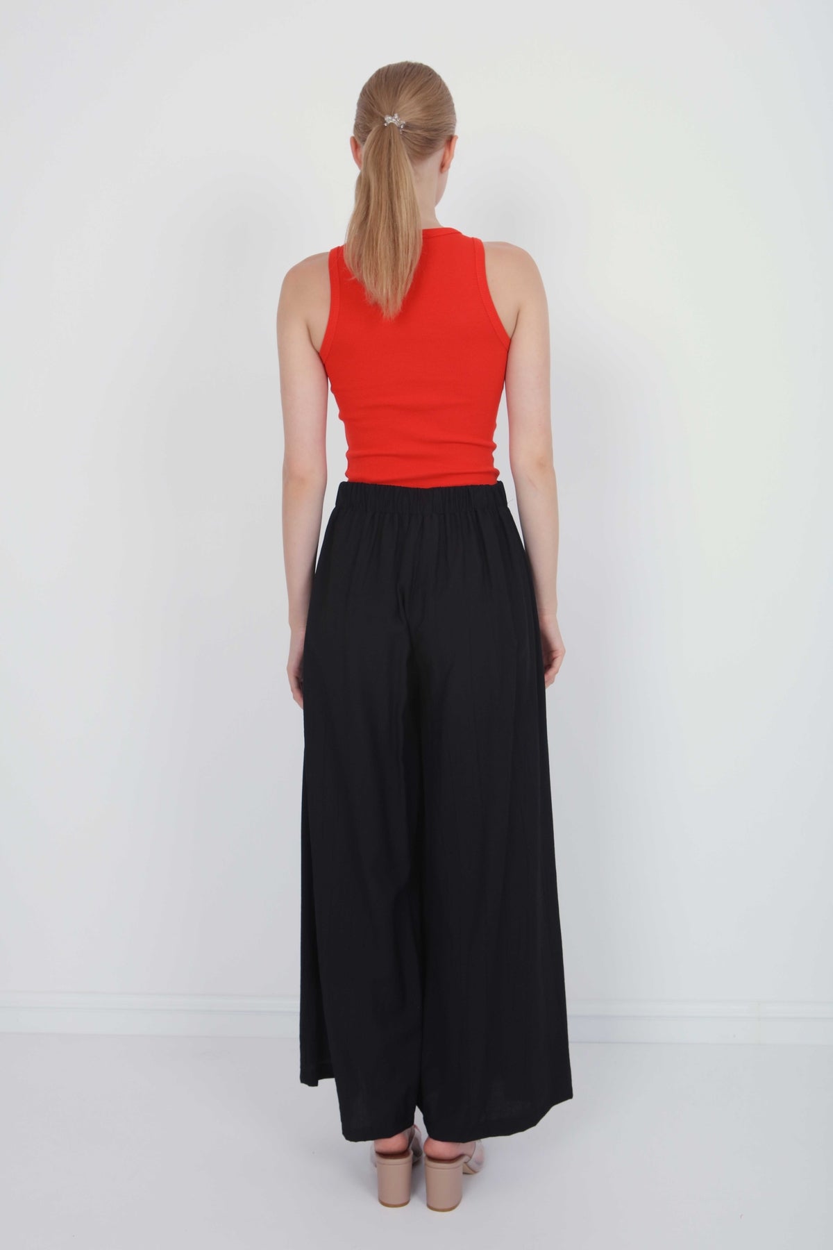 TROUSERS WITH ELASTANE WAIST