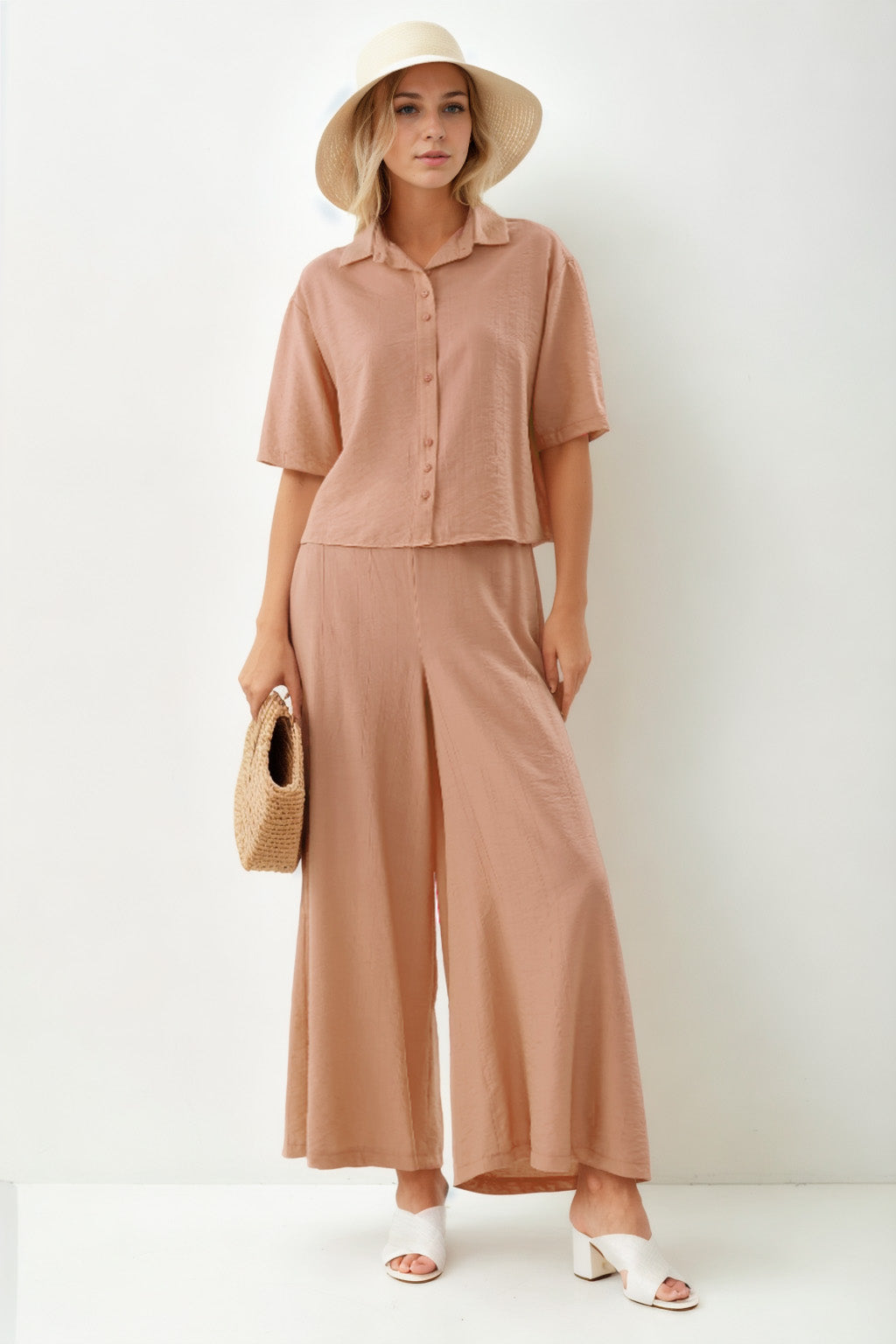 TROUSERS WITH ELASTANE WAIST