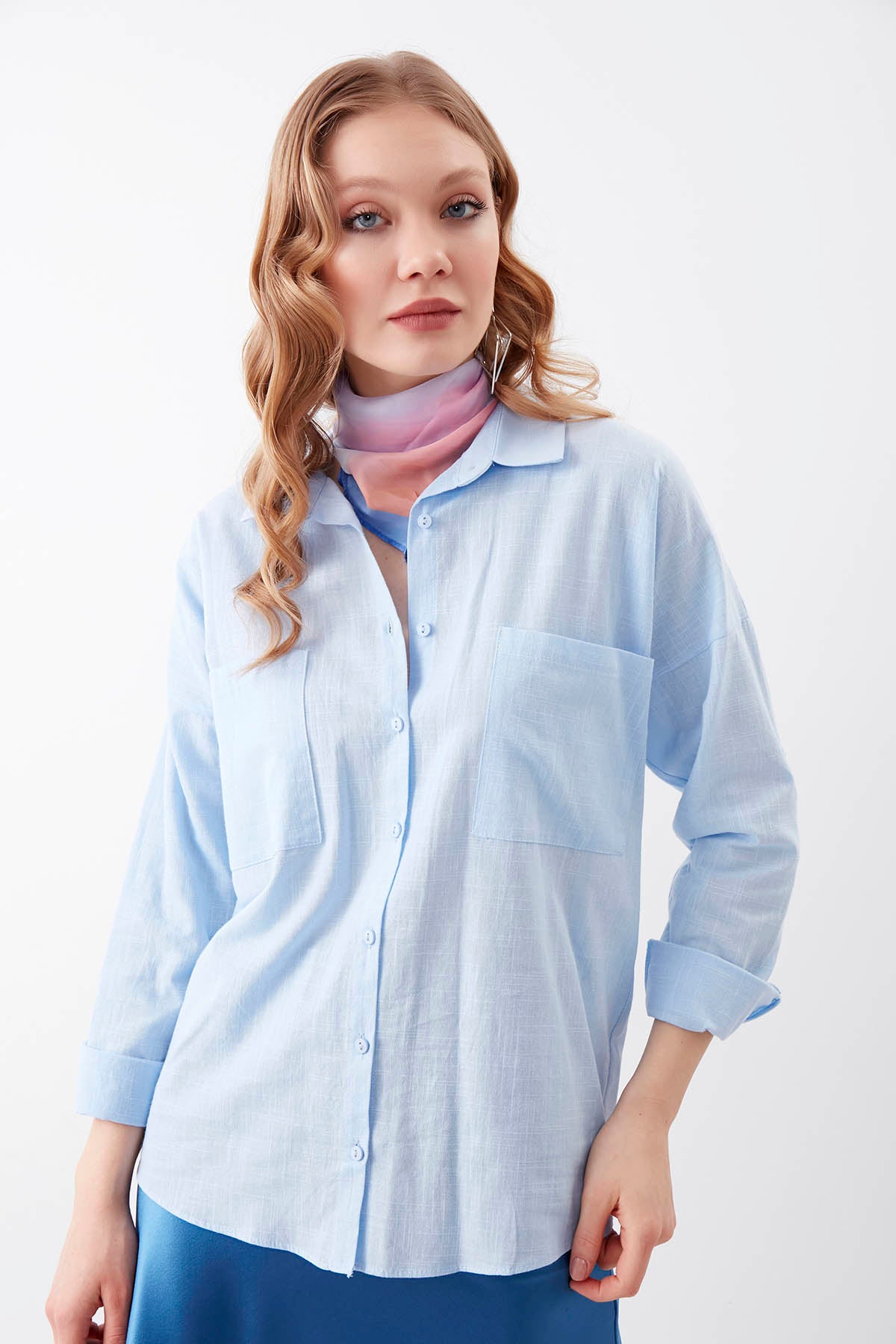 BASIC COMFY FRONT POCKET SHIRT