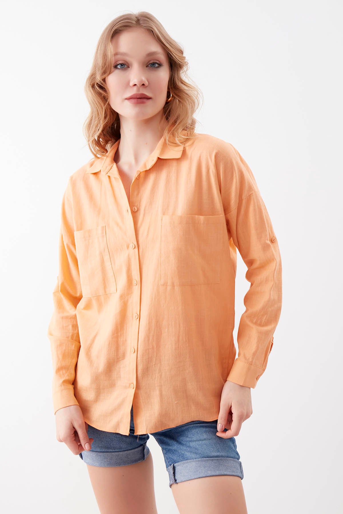 BASIC COMFY FRONT POCKET SHIRT