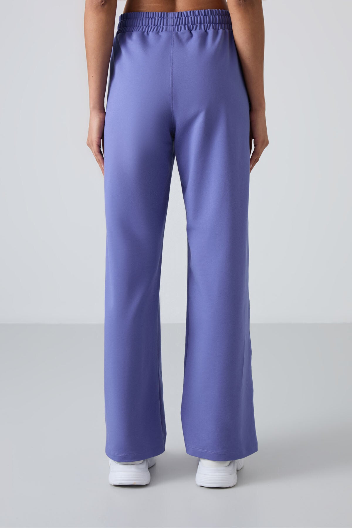 Plato High Waist Comfort Fit Wide Leg Women's Tracksuit Bottom - 94567
