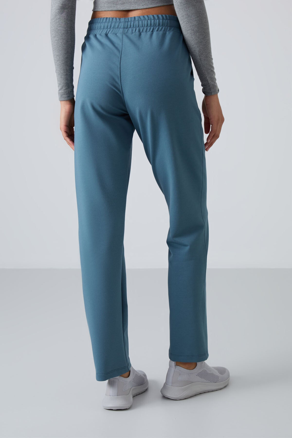 Forest Green High Waist Comfort Fit Classic Leg Women's Tracksuit Bottom - 94584