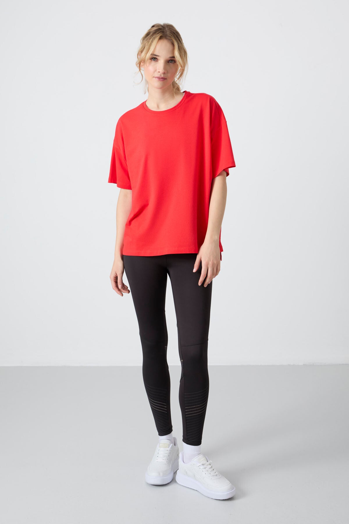 Fiesta Modal Cotton Soft Touch Oversize Fit Basic Women's T-Shirt - 97285
