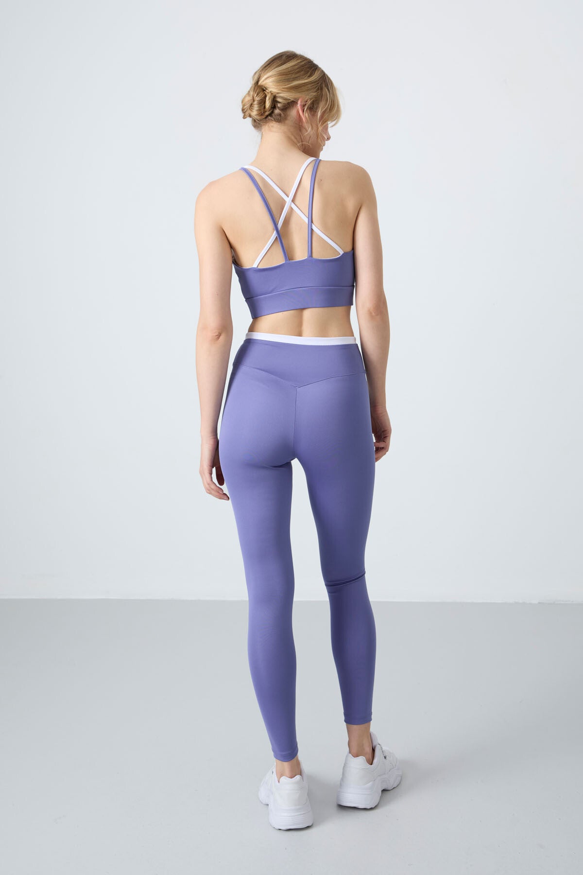 Plato Polyester Flexible Standard Fit Performance Women's Tights Set - 95333