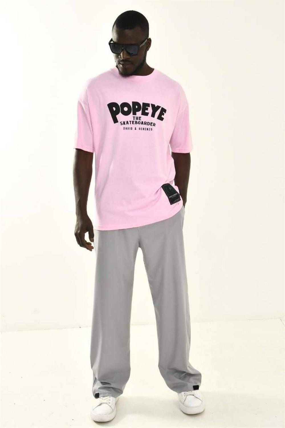 Baggy Fit Basic Trousers