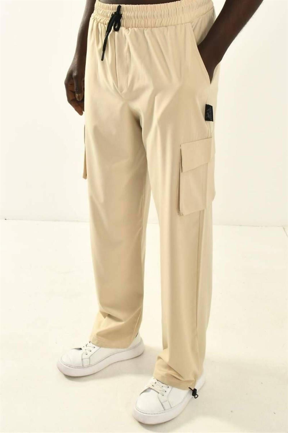 Cargo Pocketed Baggy Fit Trousers