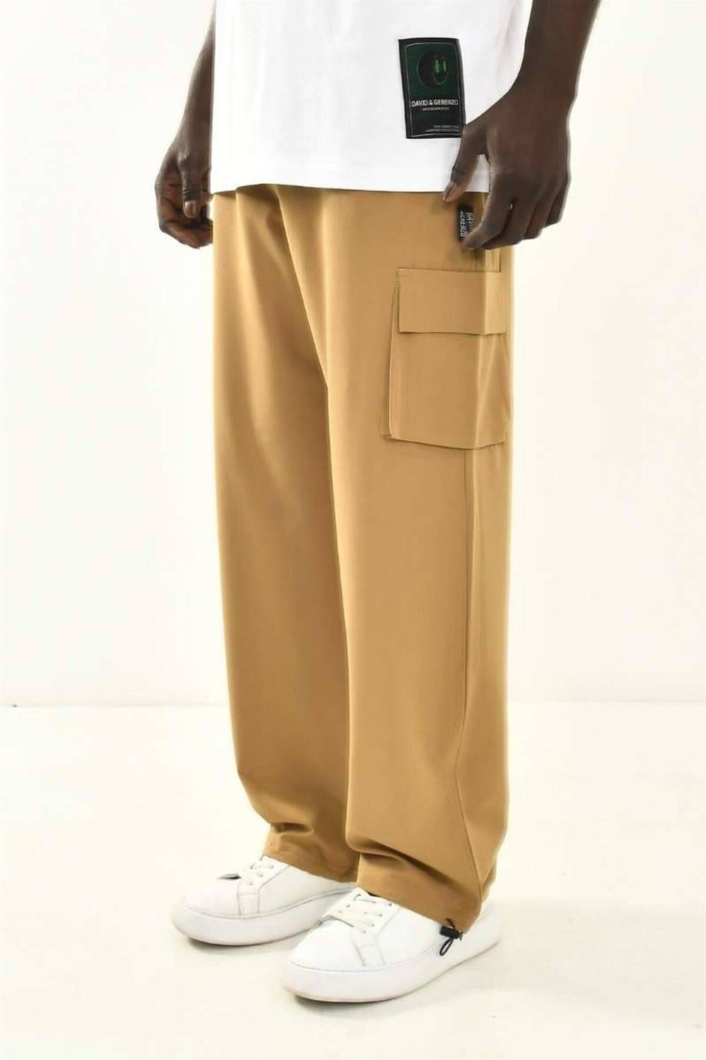 Cargo Pocketed Baggy Fit Trousers