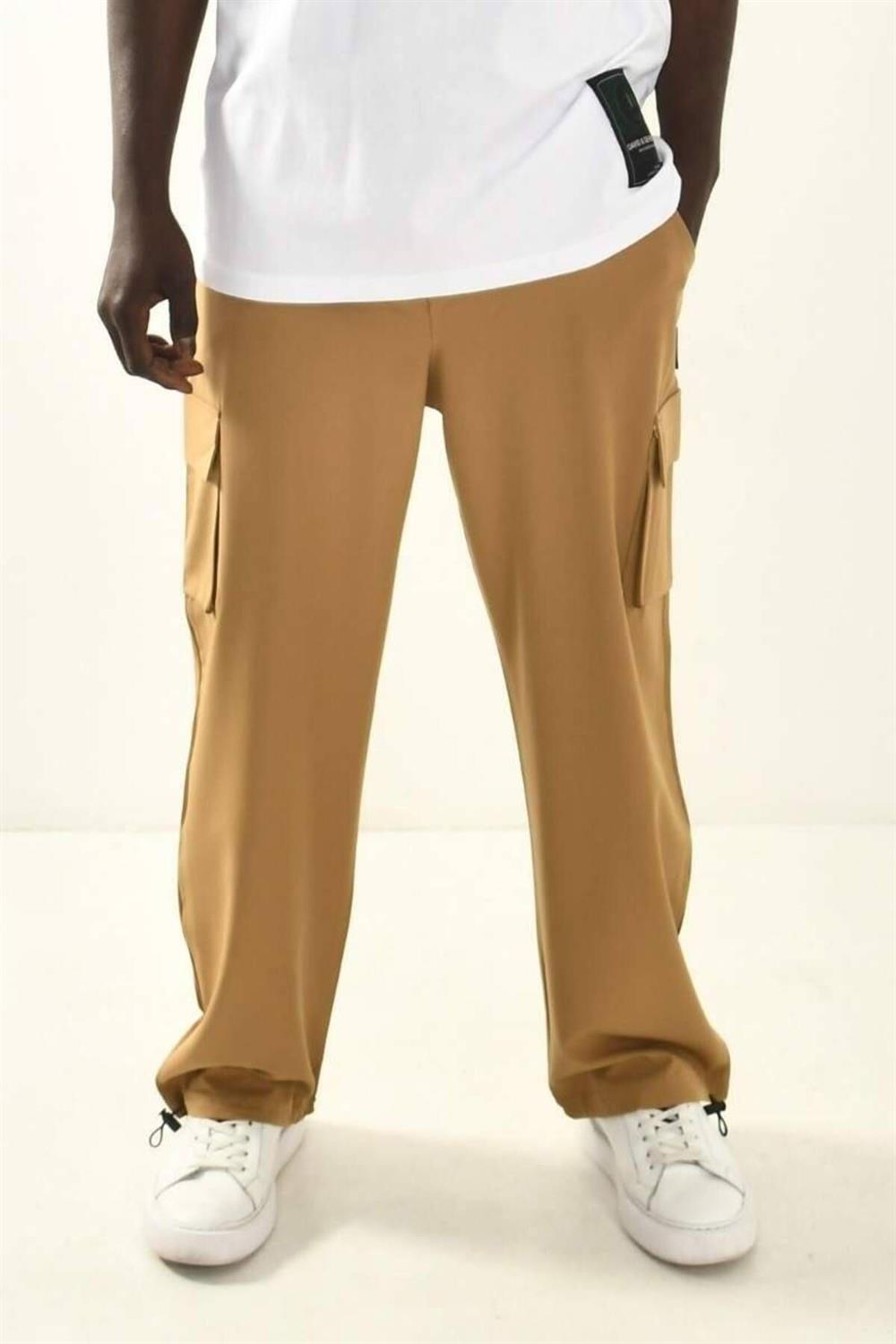 Cargo Pocketed Baggy Fit Trousers