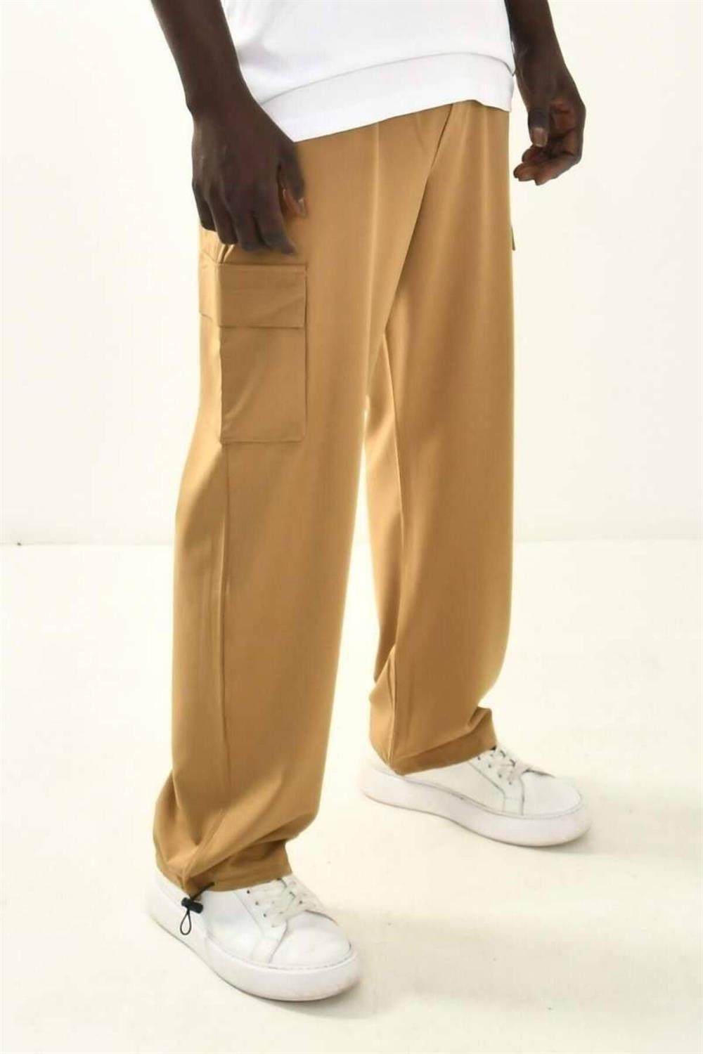 Cargo Pocketed Baggy Fit Trousers