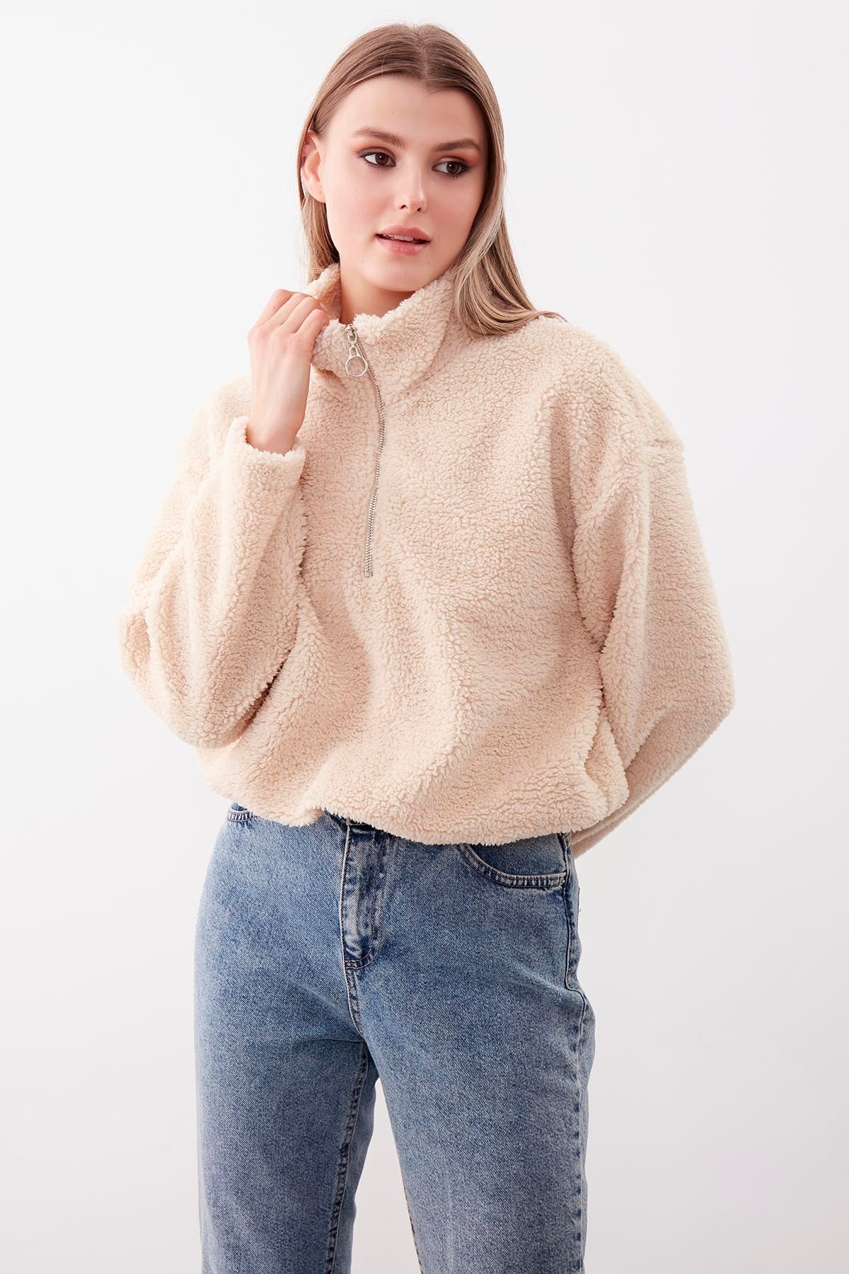 PELUSH SWEAT WITH RUCKLEBERRY