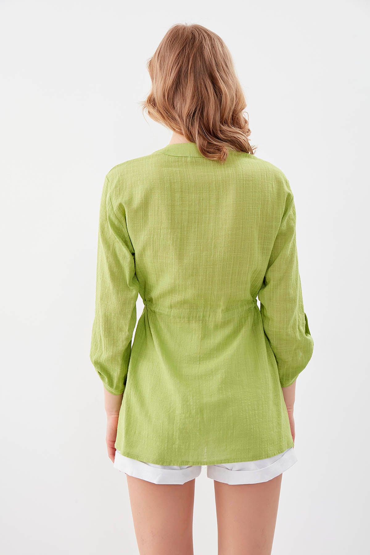 PLEATED LOOSE BLOUSE