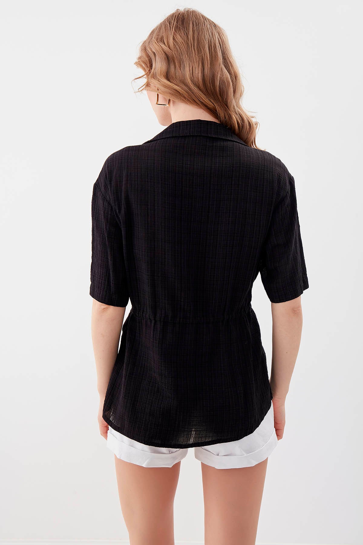 ONE POCKET WITH RUCES VISCOSE LINEN SHIRT