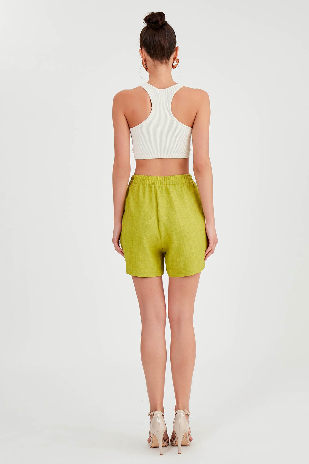 SHORTS WITH POCKET & ELASTANE WAIST