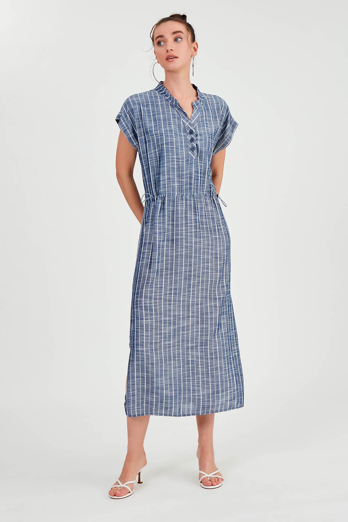 LONG DRESS WITH STRIPES