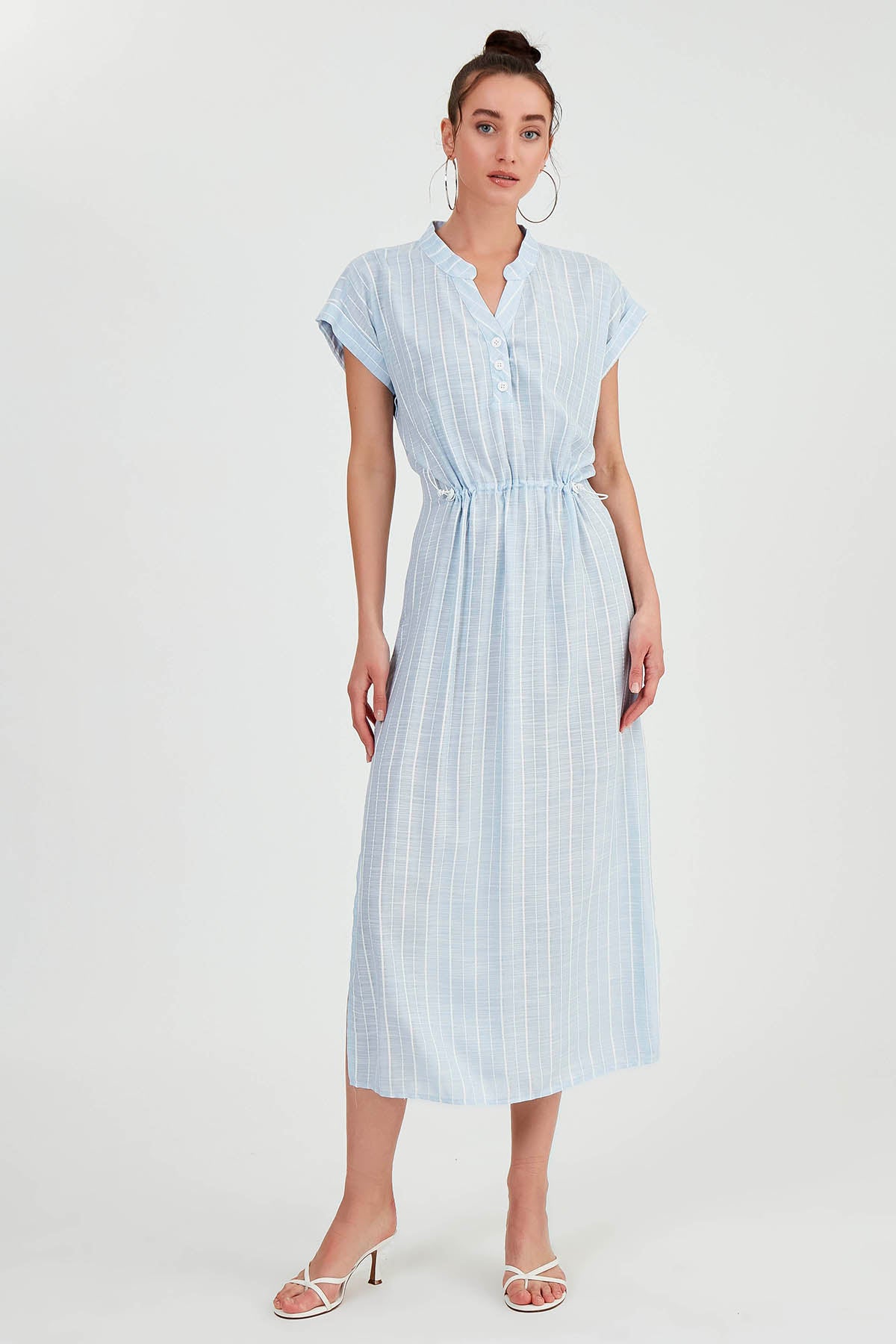 LONG DRESS WITH STRIPES
