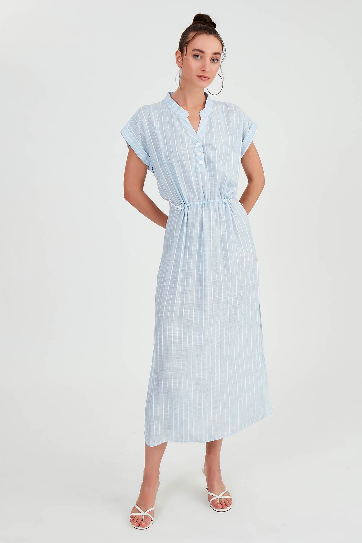 LONG DRESS WITH STRIPES