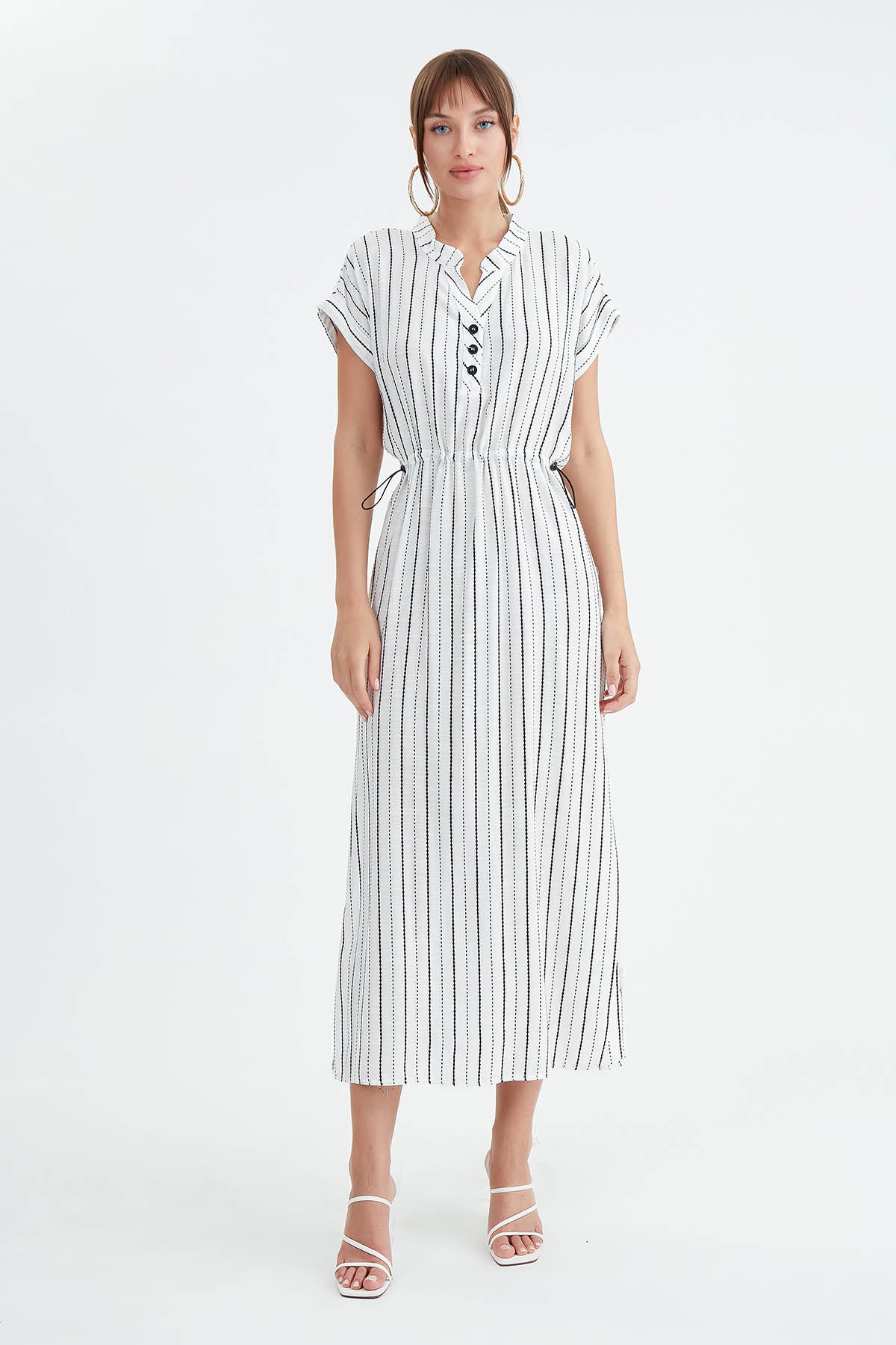LONG DRESS WITH STRIPES
