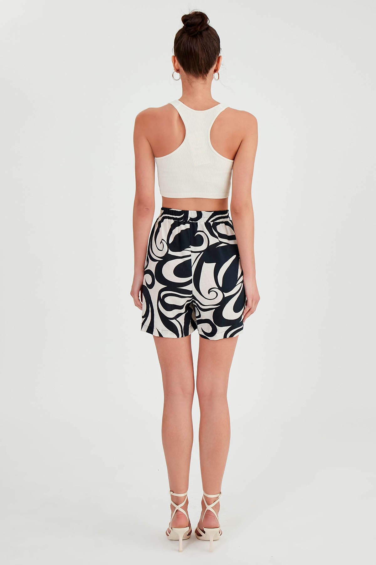BELGIAN PATTERN SHORTS WITH POCKET