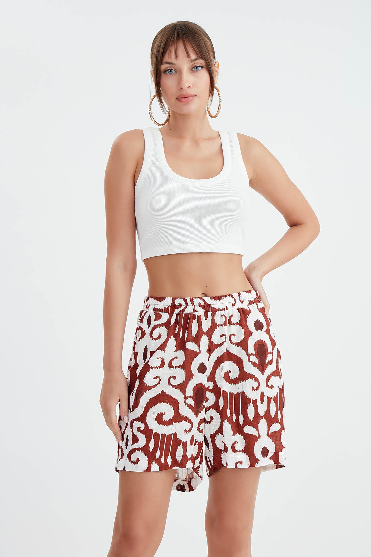 SHORTS WITH WAIST ELASTANE PATTERN
