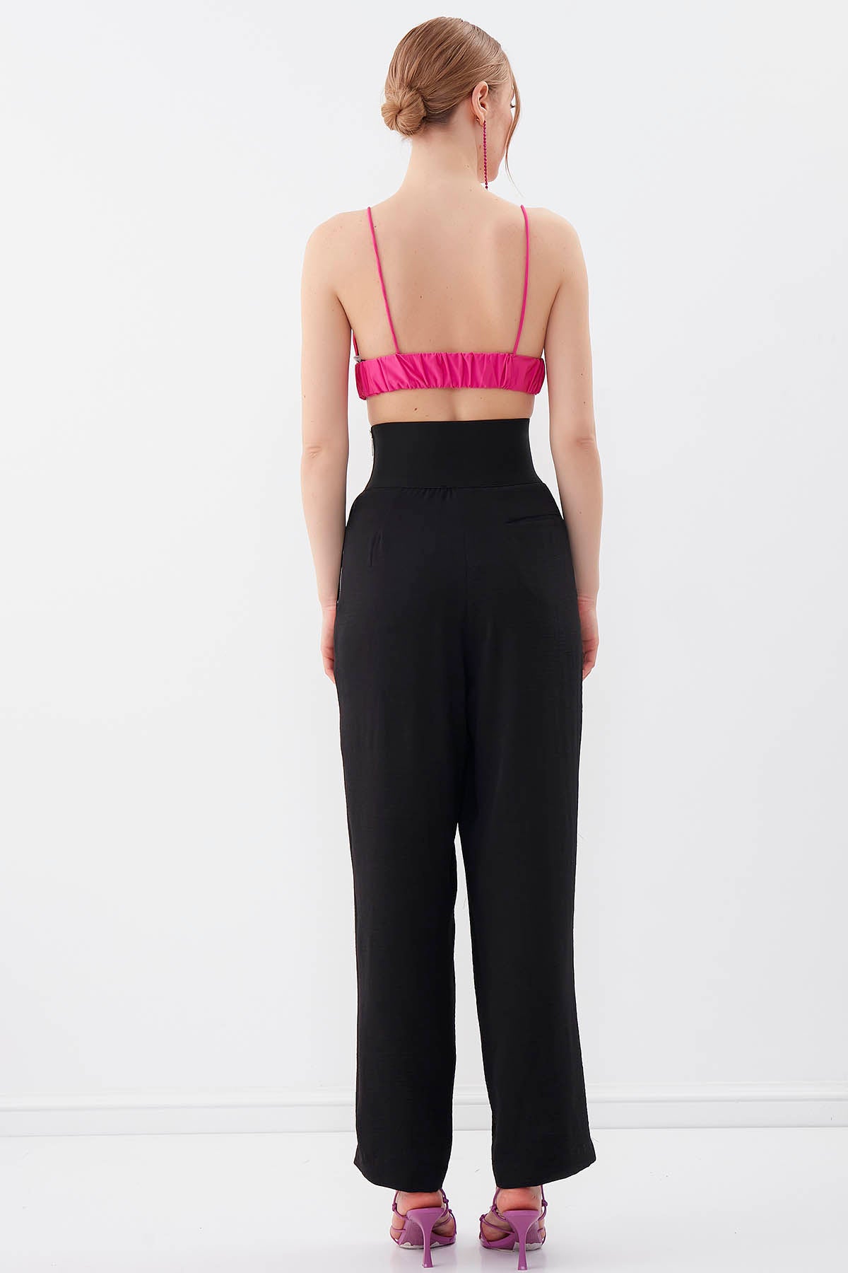 TROUSERS WITH ELASTANE WAIST