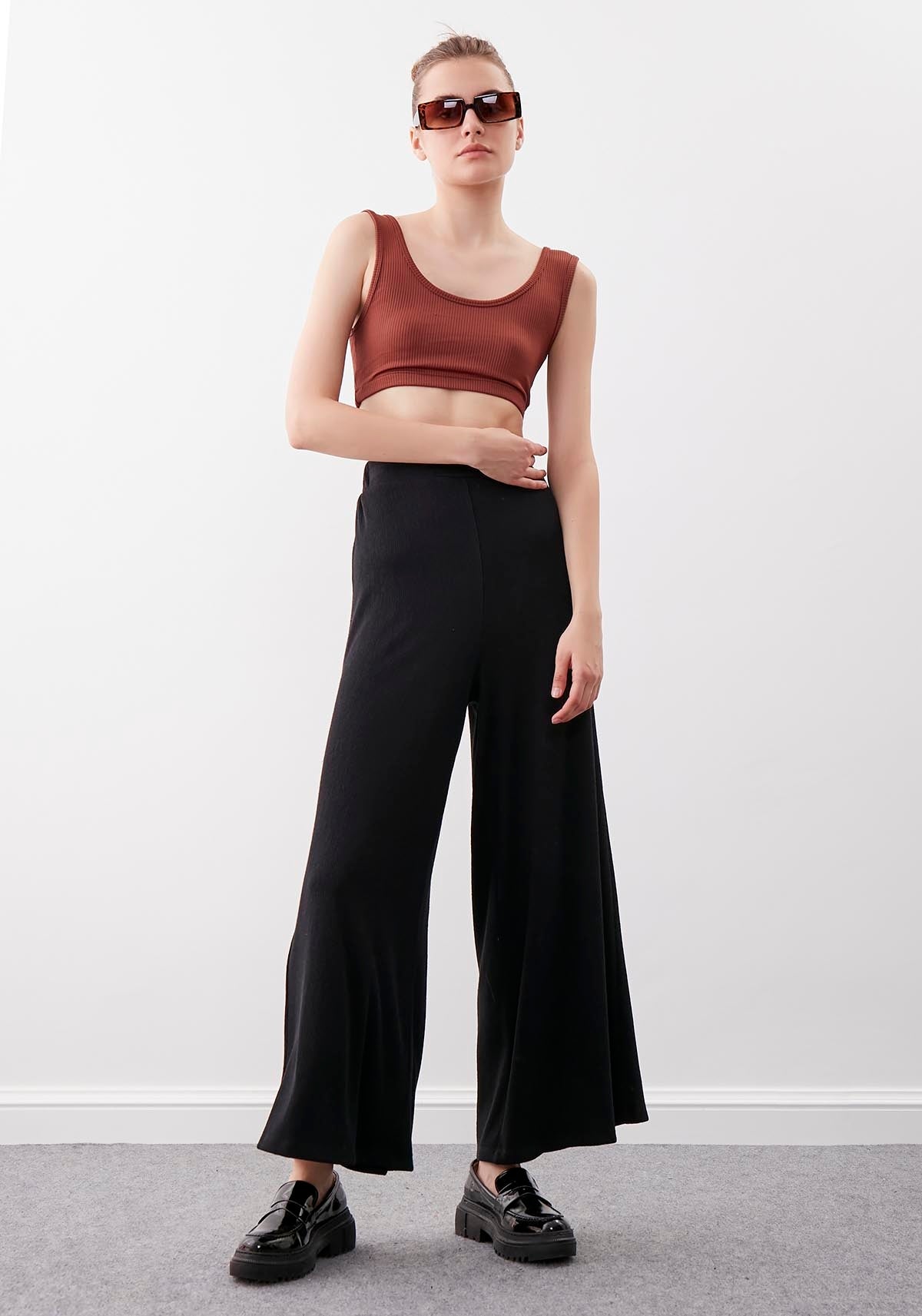 KNITTED TROUSERS