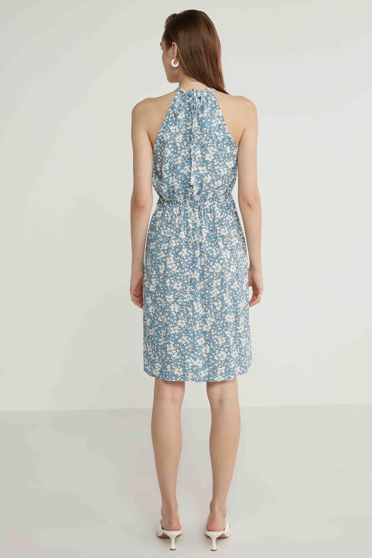 FLORAL VISCOSE DRESS