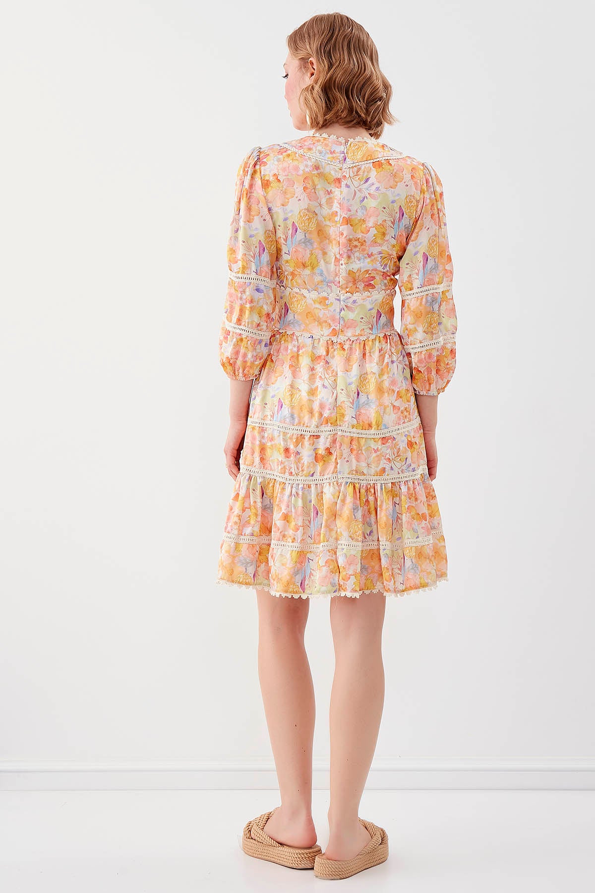 DRESS WITH FLOWER PATTERN
