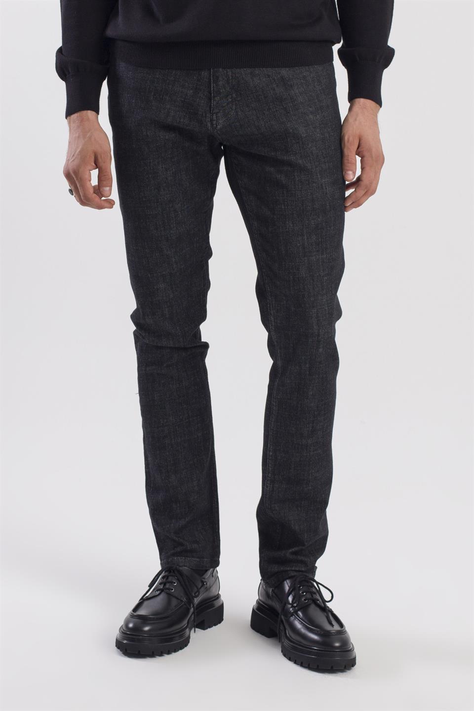 Blackfit Slim Cotton Jeans And Coat Trousers
