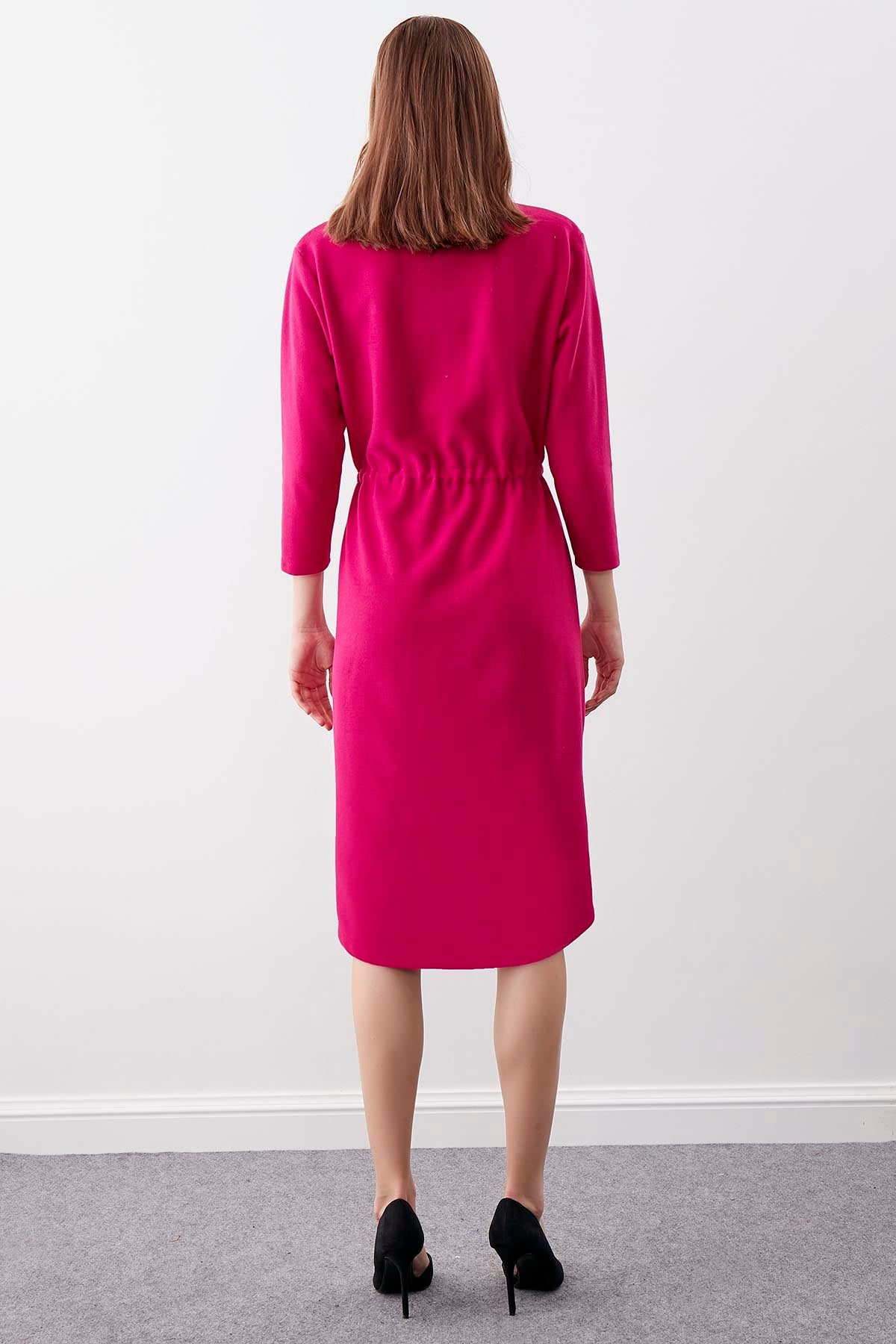 KNITTED DRESS WITH BUTTONS