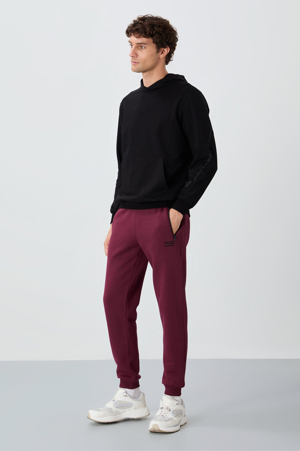 Cesar Purple Striped Men's Tracksuit Bottom - 84929