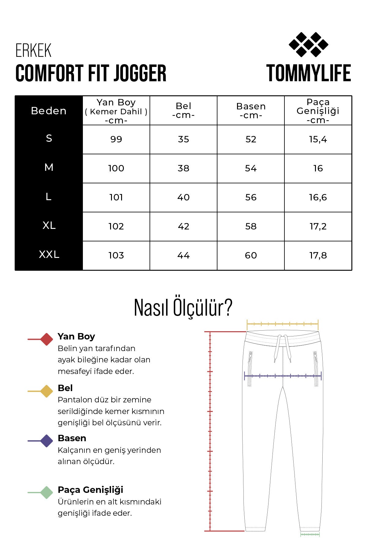 Comfort Fit men's tracksuit Bottom