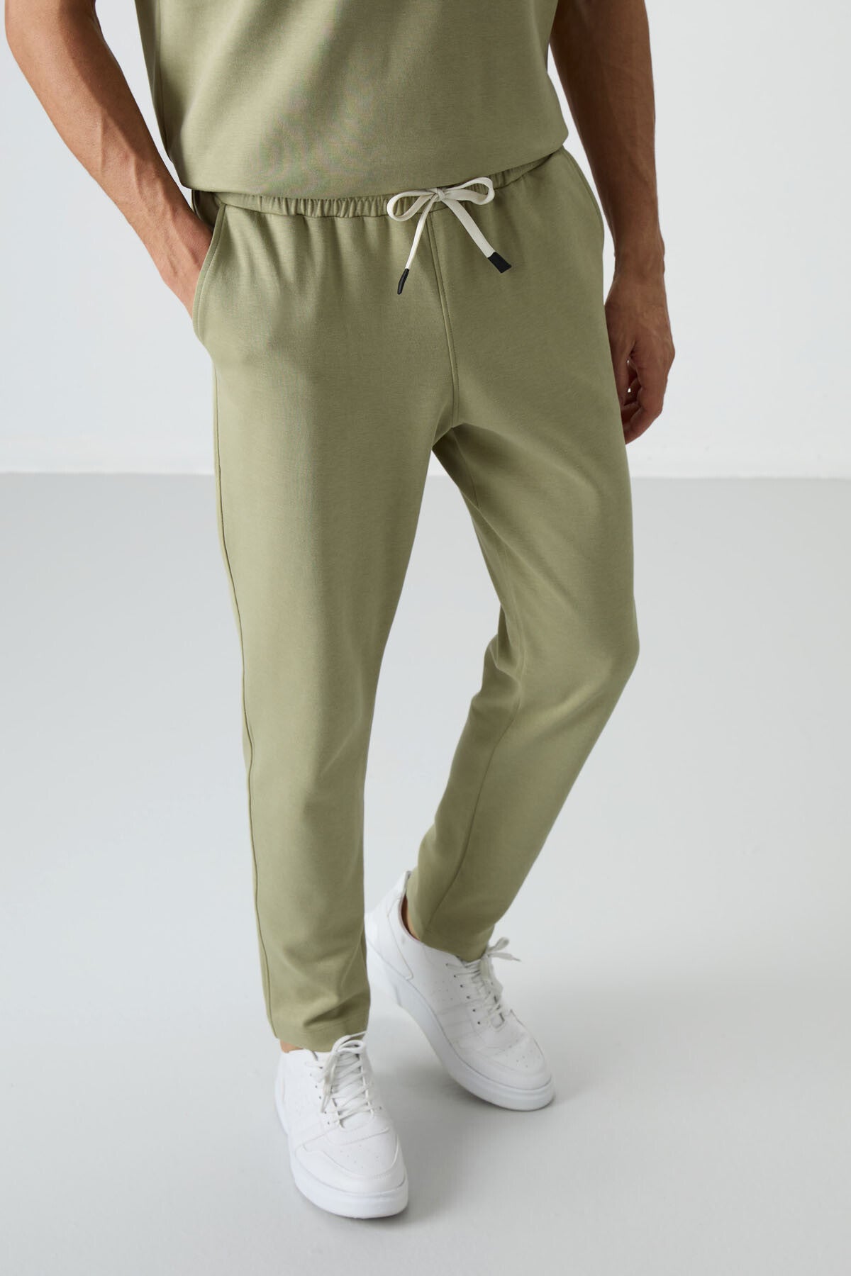 Oversize Fit Basic Men Tracksuit Set - 85251