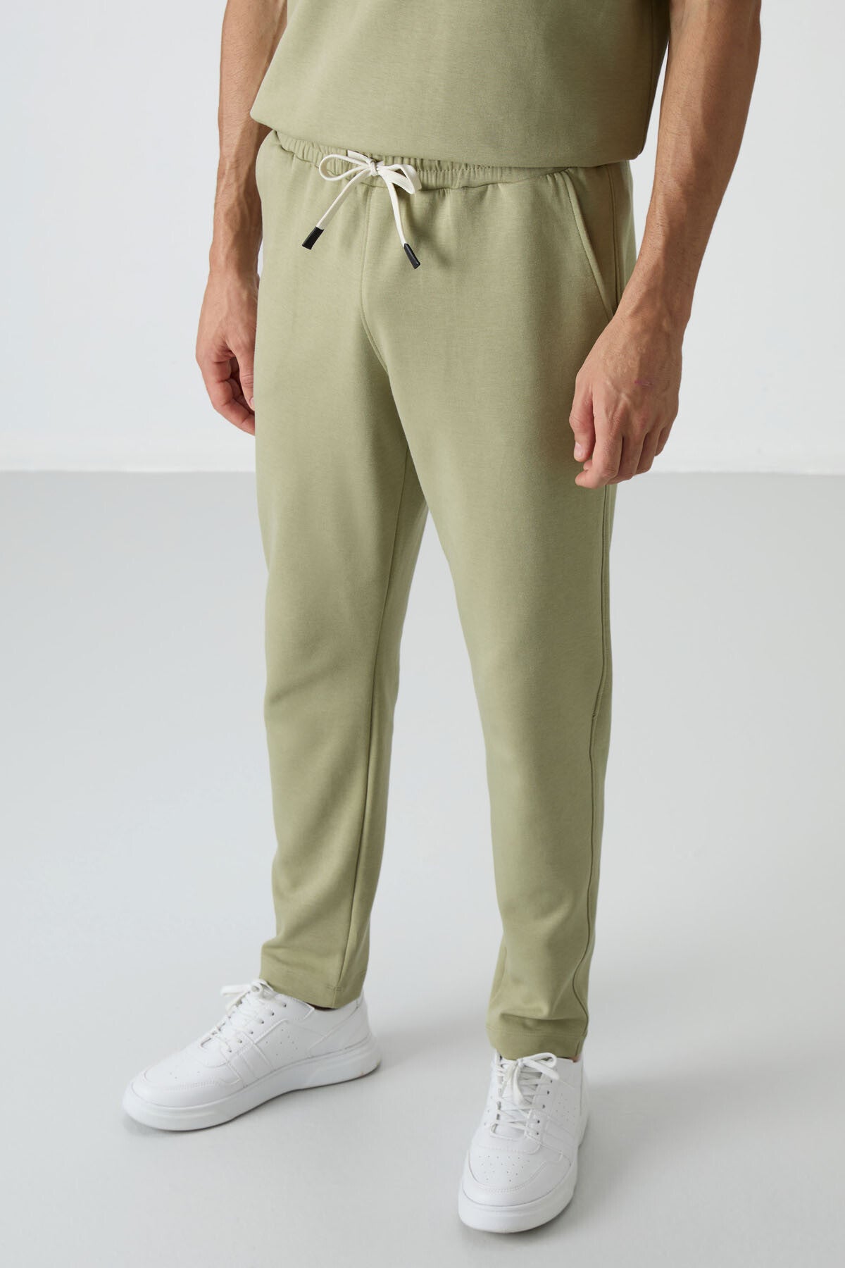 Oversize Fit Basic Men Tracksuit Set - 85251