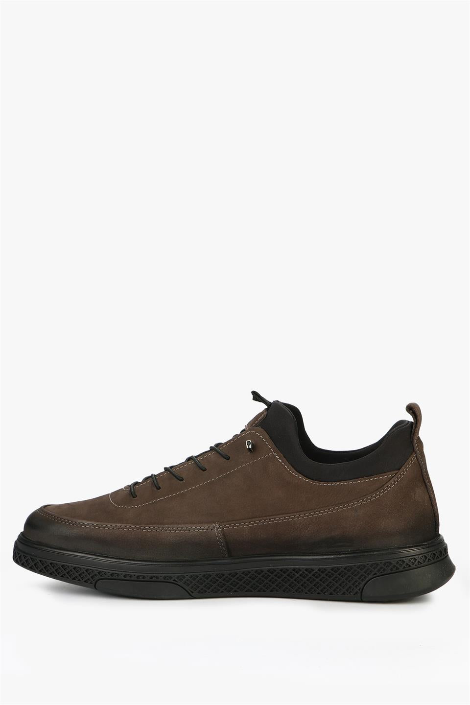 Premon Genuine Leather Grey Men's Shoes