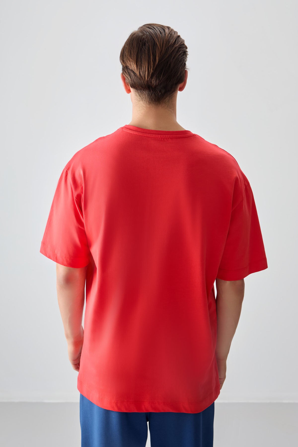Fiesta 100% Cotton Thick Soft Textured Oversize Fit Printed Men's T-Shirt - 88359