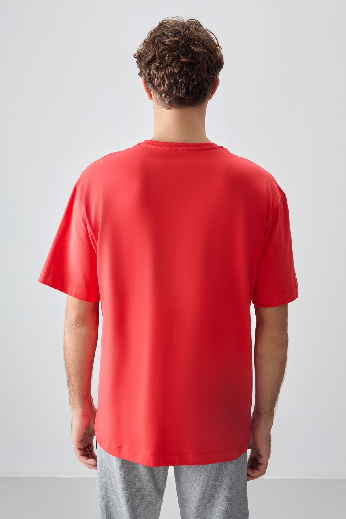 Fiesta 100% Cotton Thick Soft Textured Oversize Fit Printed Men's T-Shirt - 88355