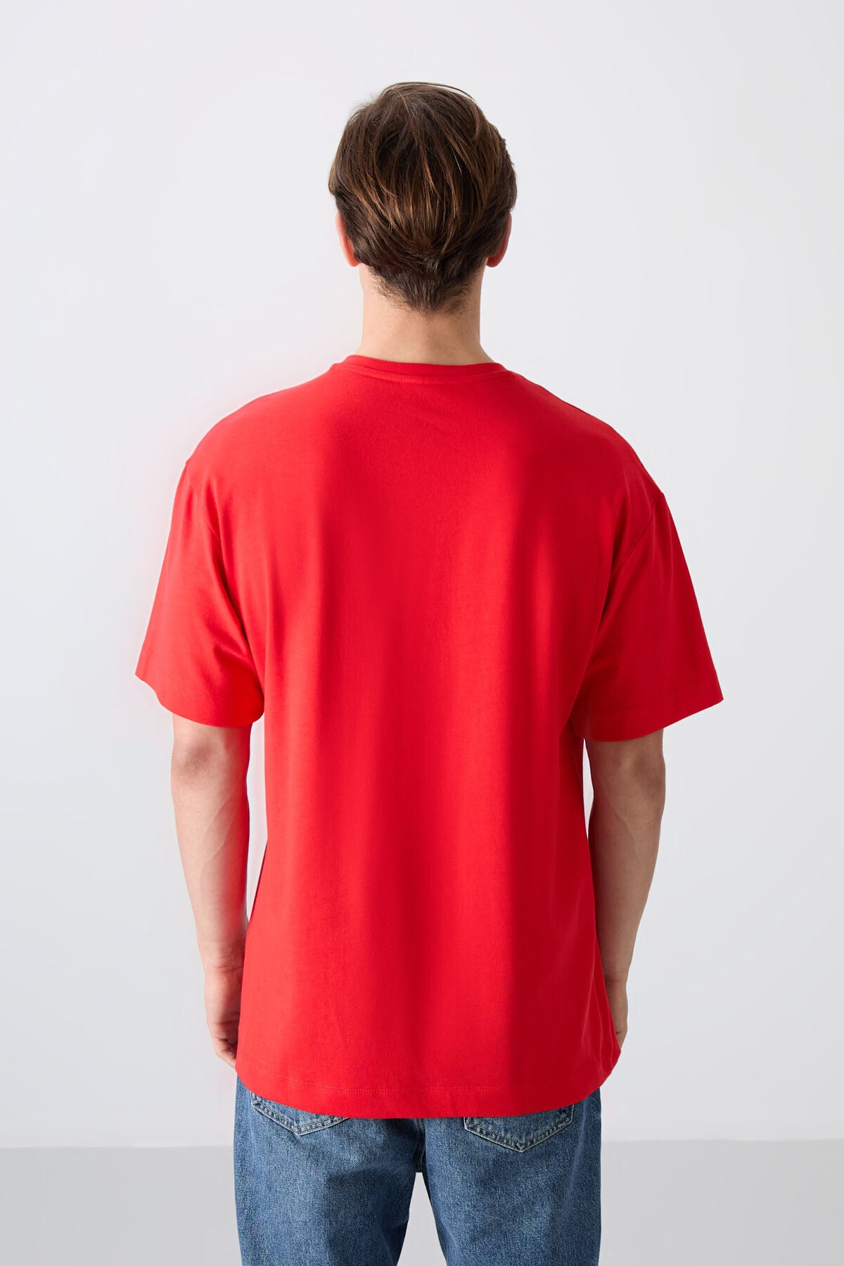 Fiesta Cotton Thick Soft Textured Oversize Fit Printed Men's T-Shirt - 88328