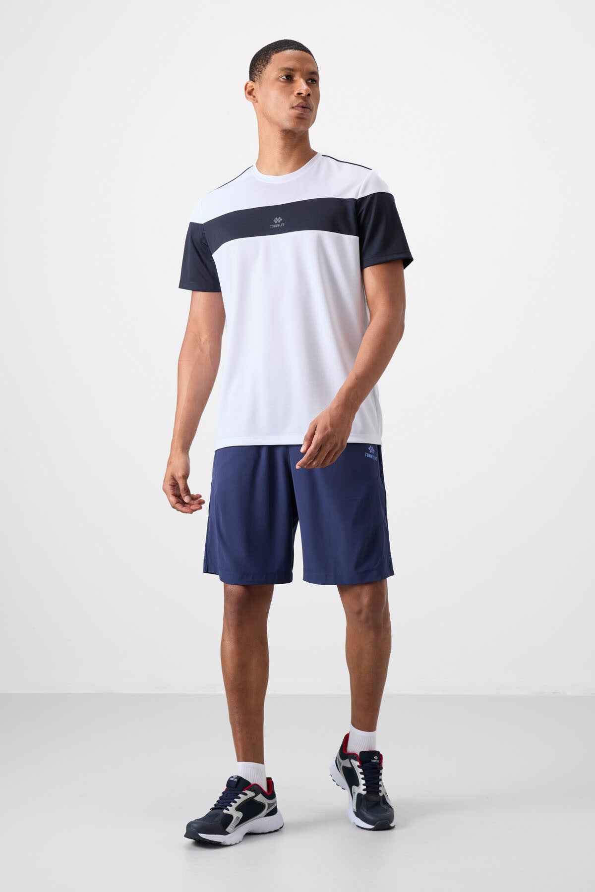 Indigo Polyester Thick Soft Comfort Fit Men's Shorts - 81268