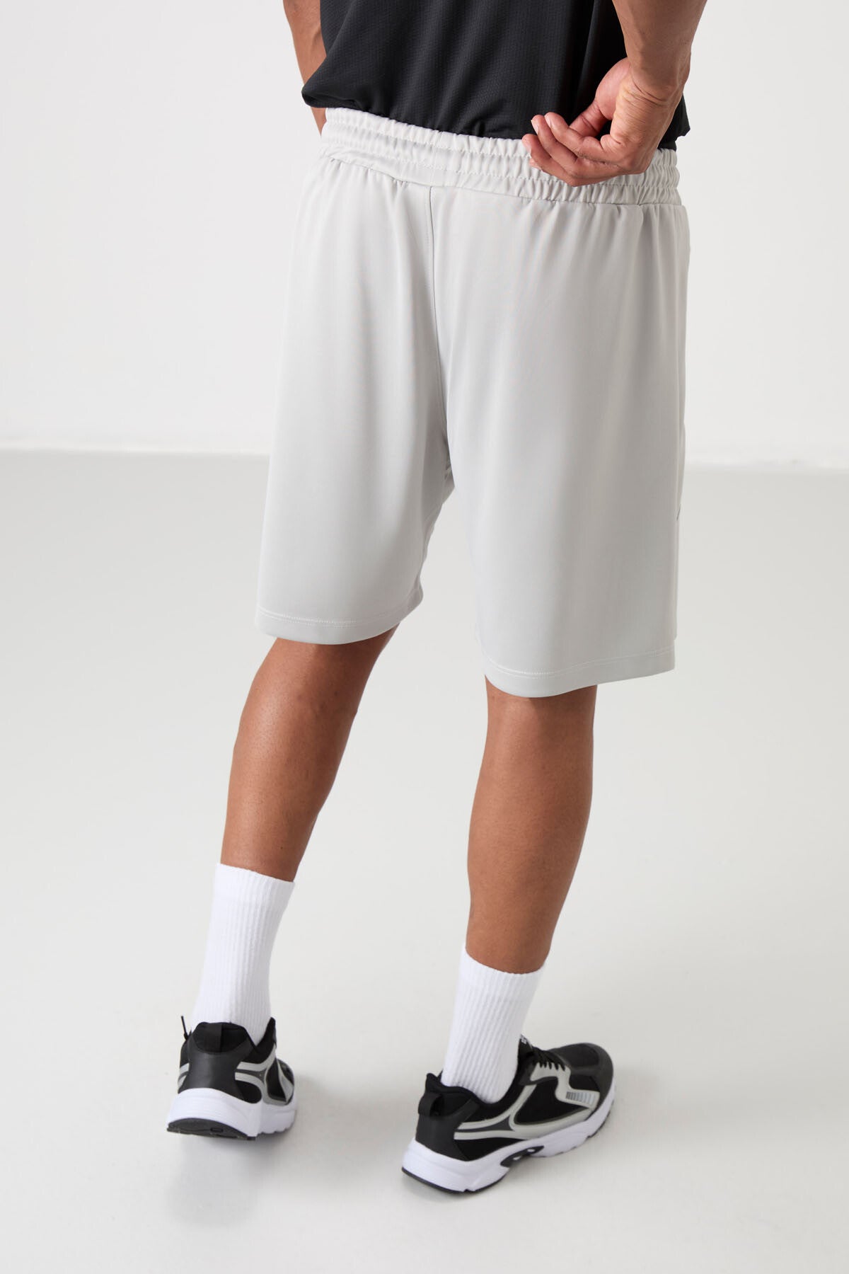 Stone Polyester Thick Soft Comfort Fit Men's Shorts - 81271