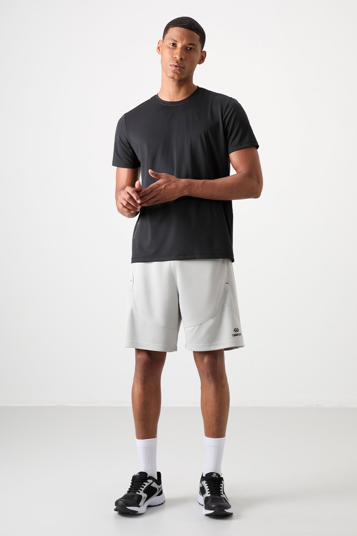 Stone Polyester Thick Soft Comfort Fit Men's Shorts - 81271