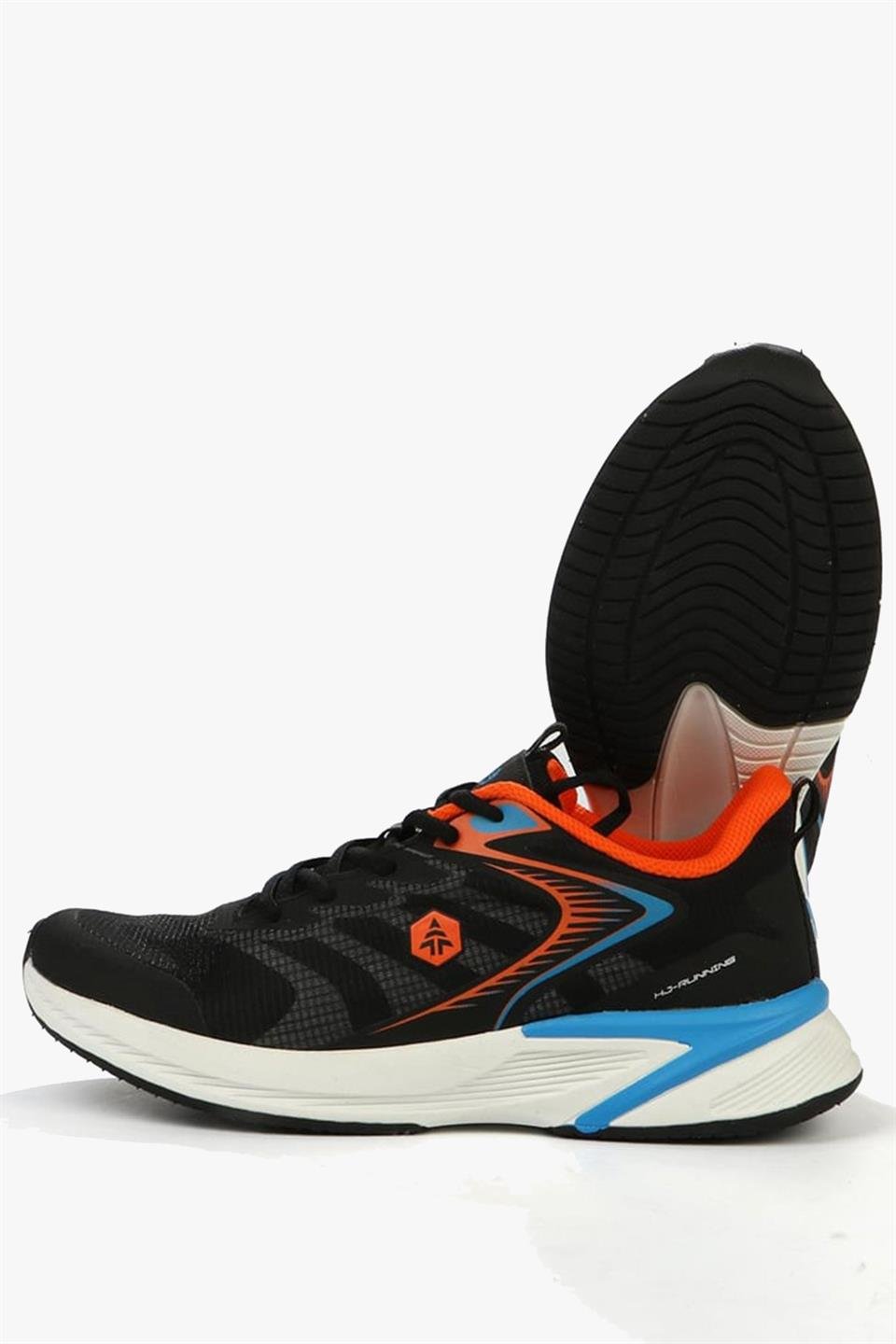 Bagona Black Orange Men's Athletic Shoes