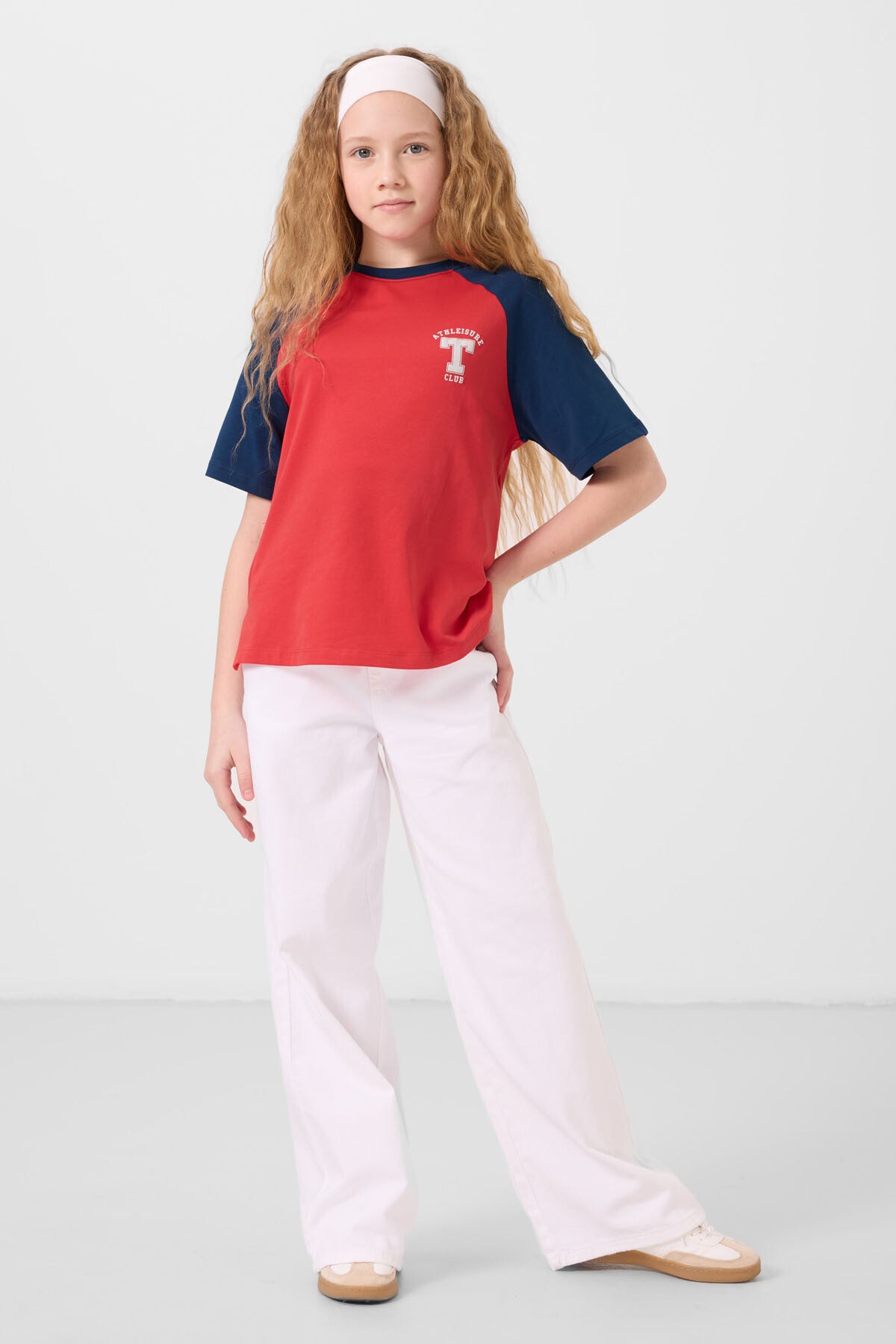 Fiesta O Collar Oversized Fit T-Shirt Cotton Print - 75179