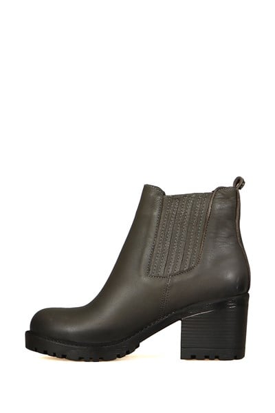 Scarlet Genuine Leather Grey Outdoor Female Boots