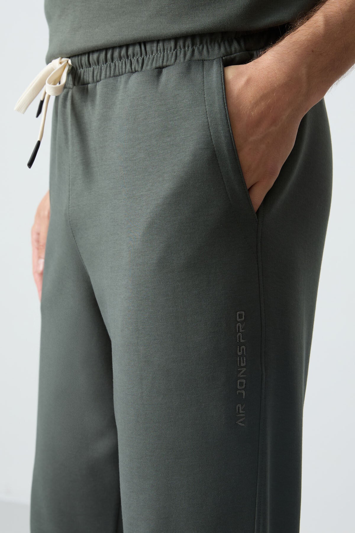 Cotton Right Thick Soft Textured Oversize Fit Basic Men's Tracksuit Set - 85261