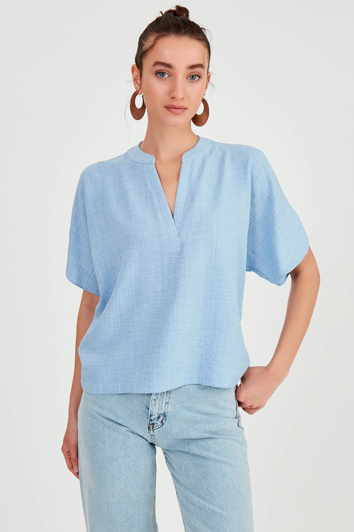 JUDGE COLLAR BLOUSE