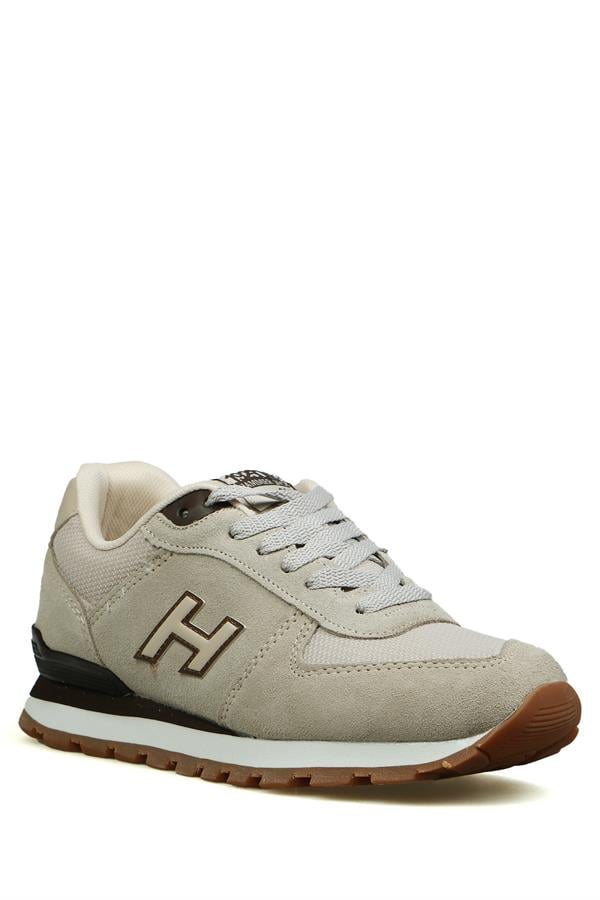 Peruvian Genuine Leather Beige Women's Sports Shoes