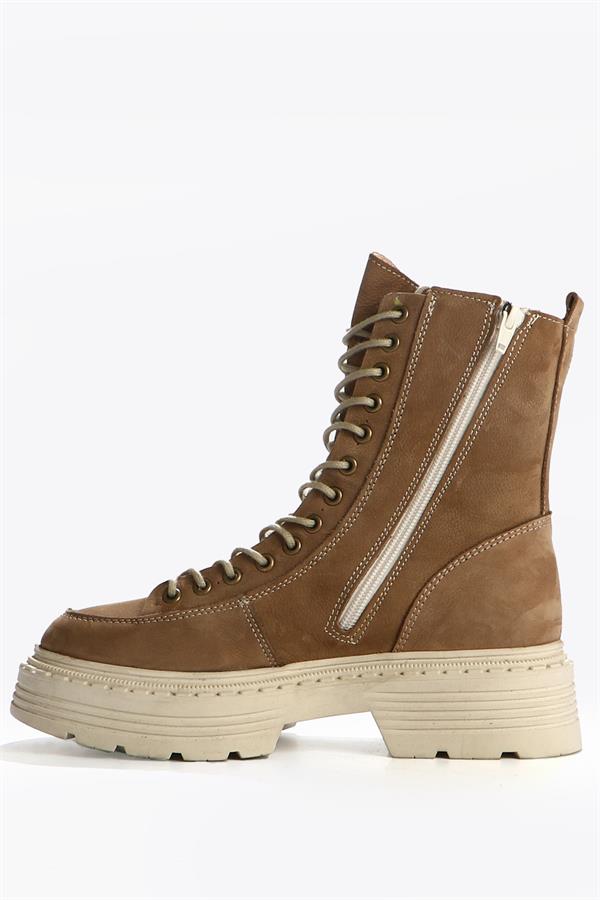 Loberia Real Leather Beige Torje Women's Boot