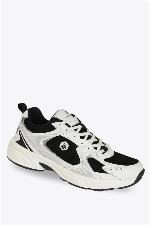 Songa White Black Men's Athletic Shoes